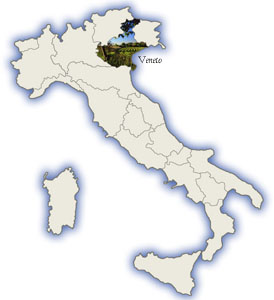 Veneto Italy map