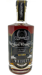 Maryland Whiskey Co. Straight Bourbon Whiskey Cask Strength