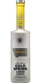 Bozeman Spirits Distillery Montana Cold Spring Lemon Vodka