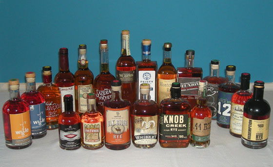 The Great Rye Whiskey Tasting of 2014