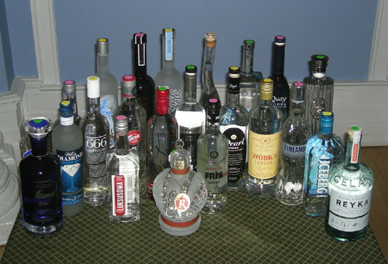 The Great Vodka Tasting of 2012