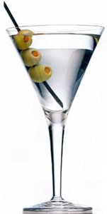 Dry Gin martini