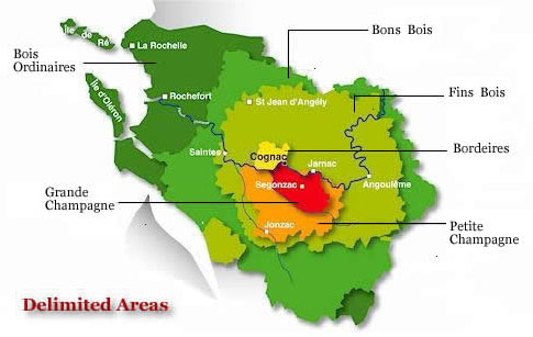 Delimited Areas of Cognac