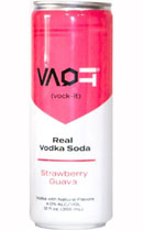 VAQIT Strawberry Guava Real Vodka Soda