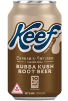 Keef Bubba Kush Root Beer Cannabis-Infused Classic Soda