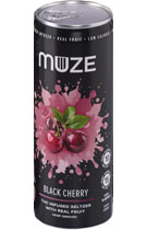Muze Black Cherry THC Infused Seltzer
