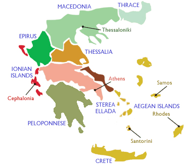 Winemaking regions of Greece