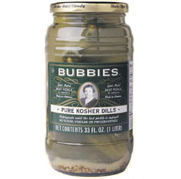 Bubbies Pure Kosher Dill Pickles