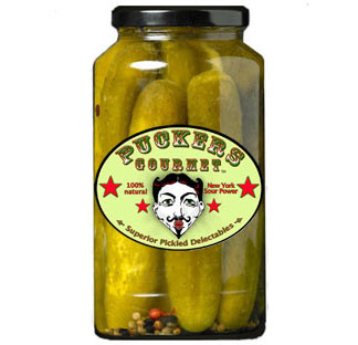 Puckers Super Full Garlic Sour Pickles