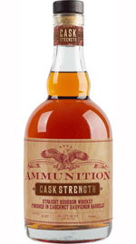 Ammunition Straight Bourbon Whiskey Cask Strength Cabernet Barrel Finish