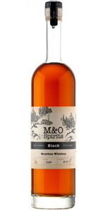 M&O Spirits Black Bourbon Whiskey