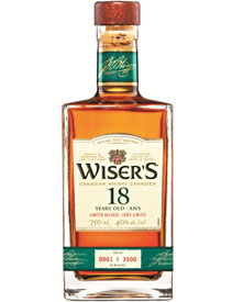  J.P. Wiser's 18 Years Old Blended Canadian Whisky