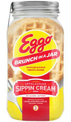 Eggo Brunch in a Jar Waffles & Syrup Creram Liqueur Appalacian Sippin’ Cream