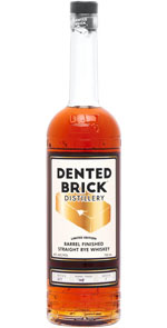 Dented Brick Distillery Straight Rye Whiskey Cabernet Barrel Finished