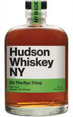 Hudson Whiskey NY Do The Rye Thing Straight Rye Whiskey