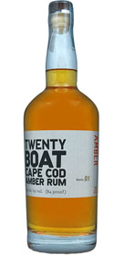 Twenty Boat Cape Cod Amber Rum