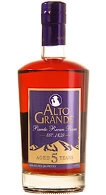 Alto Grande Puerto Rican Rum Aged 5 Yrs