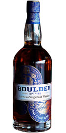 Boulder Spirits American Single Malt Whiskey Aged 4 yrs