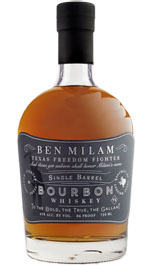 Ben Milam Single Barrel Bourbon Whiskey