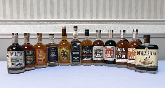 The Fifty Best Flavored Whiskey Tasting 2021