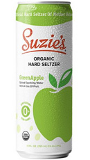 Suzie's Organic Hard Seltzer Green Apple