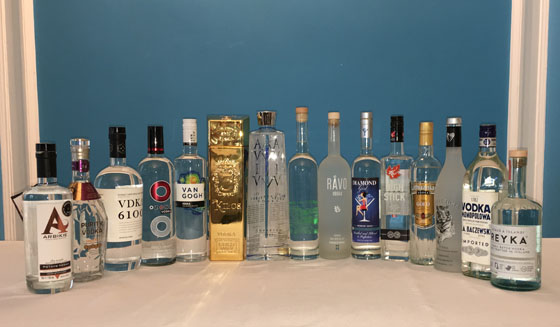 The Fifty Best Imported Vodka Tasting 2017