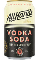 All Hands Craft Cocktails Ruby Red Grapefruit Vodka Soda