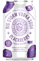 Big Storm Vodka Soda Blackberry