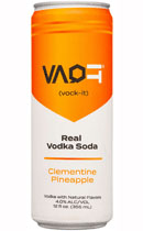 VAQIT Clementine Pineapple Real Vodka Soda