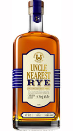 Uncle Nearest Uncut/Unfiltered Straight Rye Whiskey