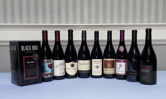 The Fifty Best California Pinot Noir Tasting 2021