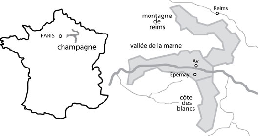 Champagne Map