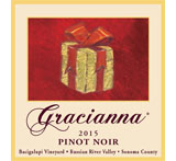 Gracianna 2015 Pinot Noir Bacigalupi Vineyard